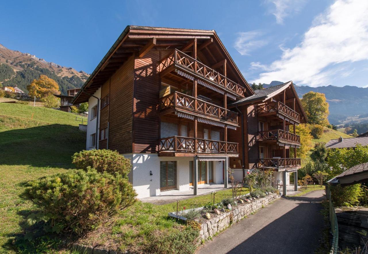 Chalet Rose Penthouse Wengen Dış mekan fotoğraf