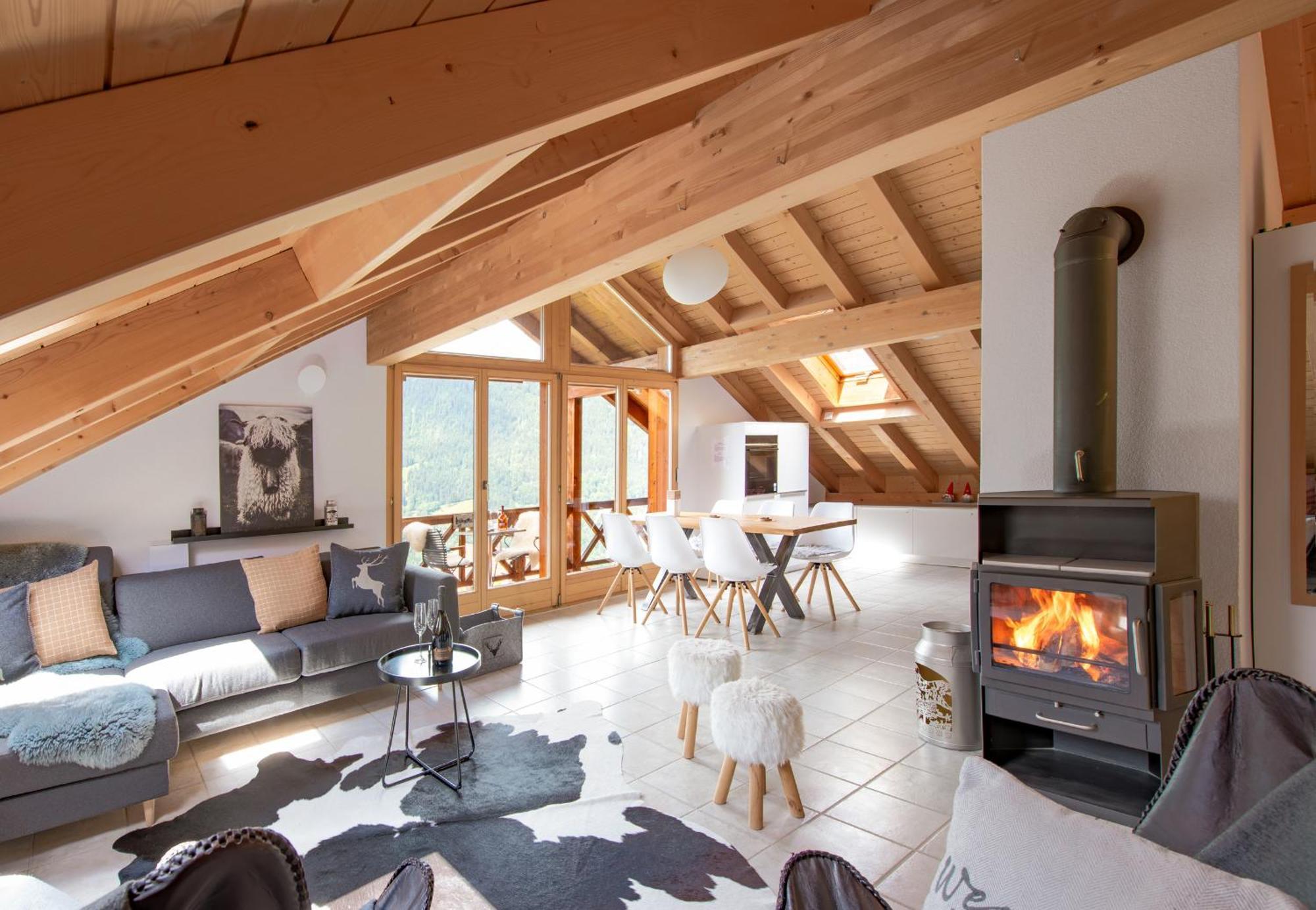 Chalet Rose Penthouse Wengen Dış mekan fotoğraf