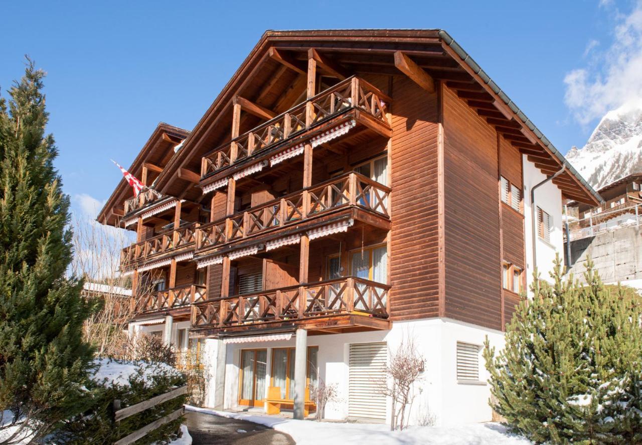 Chalet Rose Penthouse Wengen Dış mekan fotoğraf